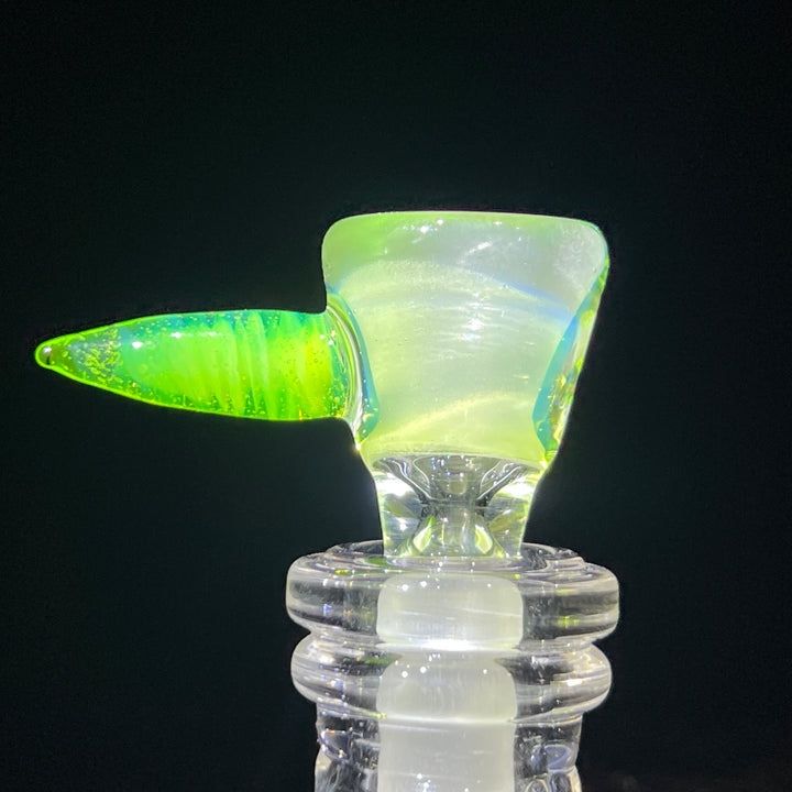 14mm Satin Key Lime UV Martini Pullslide Accessory Tako Glass   