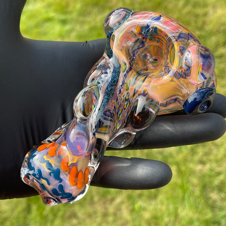 Molten Thick and Twisted Pipe Glass Pipe Molten Imagination   