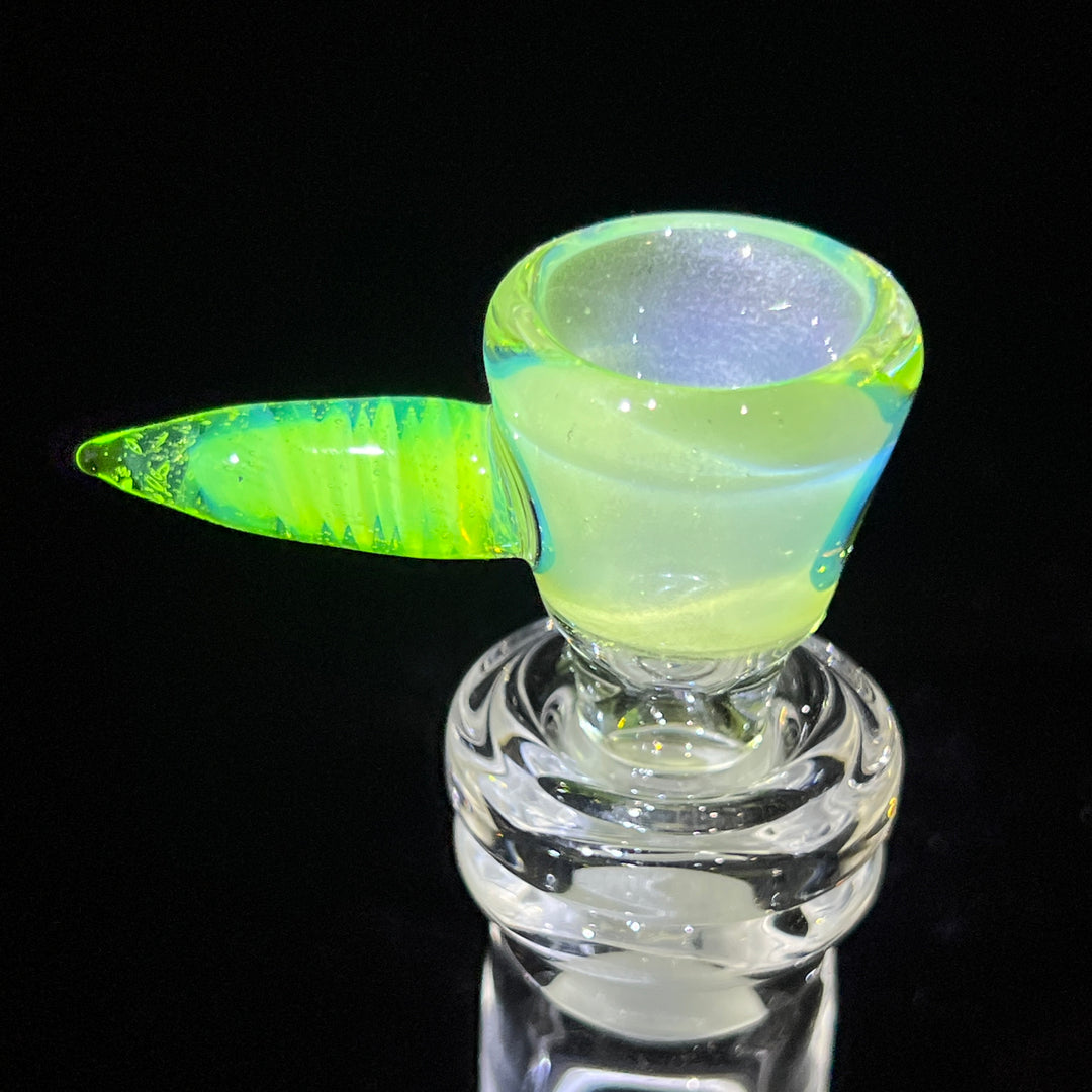 14mm Satin Key Lime UV Martini Pullslide Accessory Tako Glass   