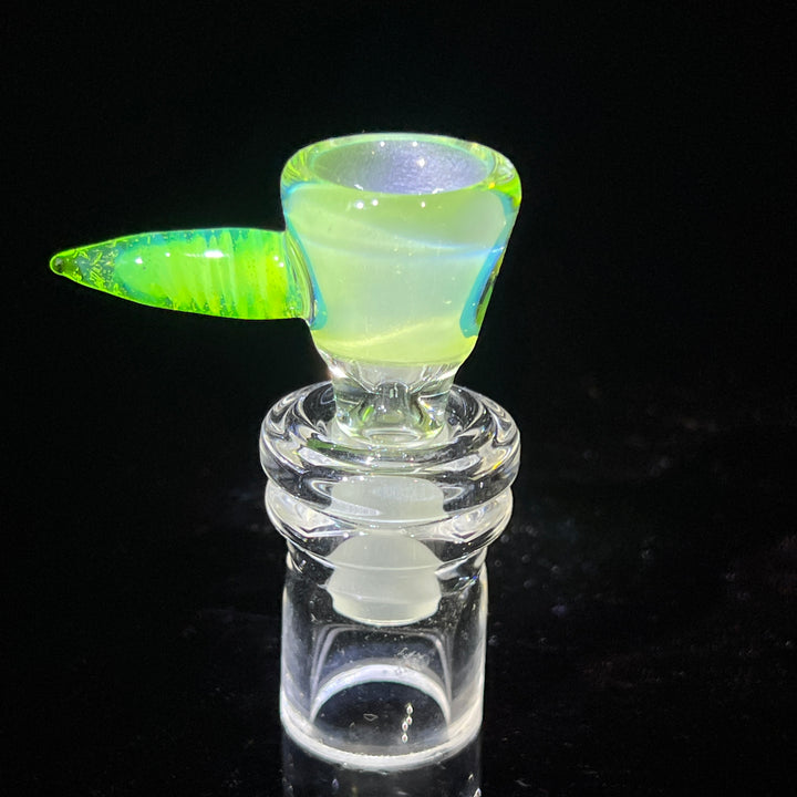 14mm Satin Key Lime UV Martini Pullslide Accessory Tako Glass   