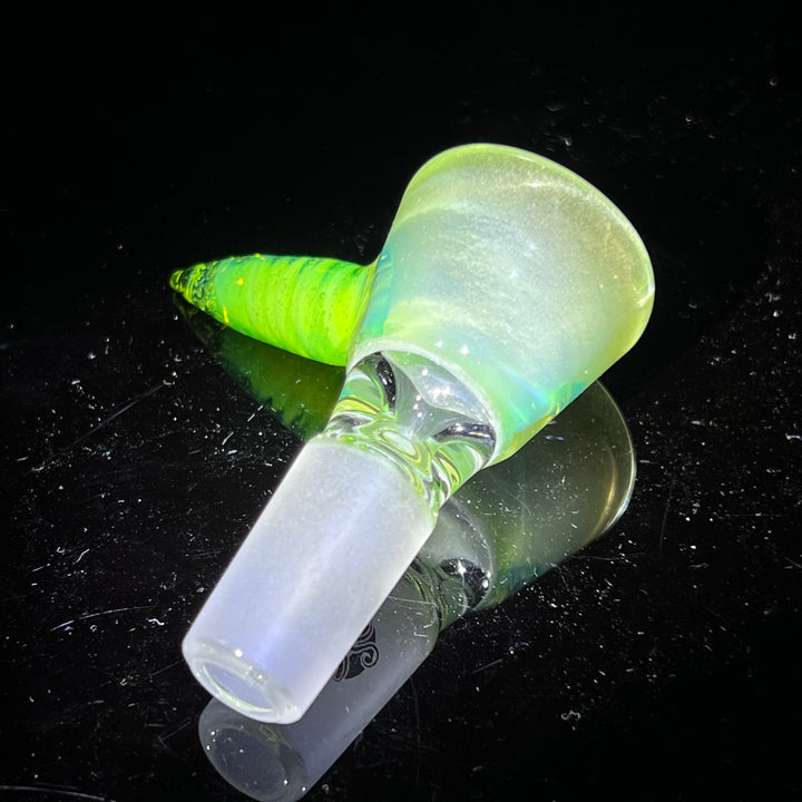 14mm Satin Key Lime UV Martini Pullslide Accessory Tako Glass   