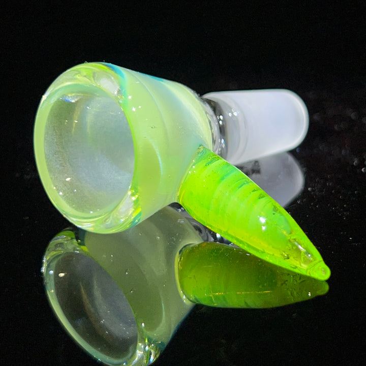 14mm Satin Key Lime UV Martini Pullslide Accessory Tako Glass   