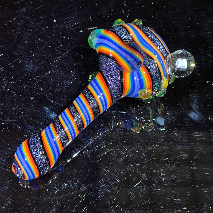 Dichro Opal Marble Pipe Glass Pipe TG   