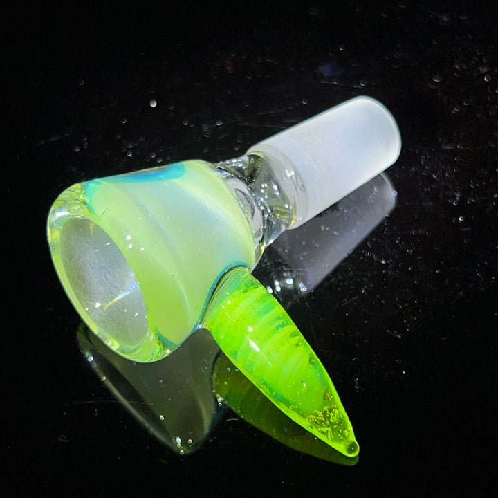 14mm Satin Key Lime UV Martini Pullslide Accessory Tako Glass   