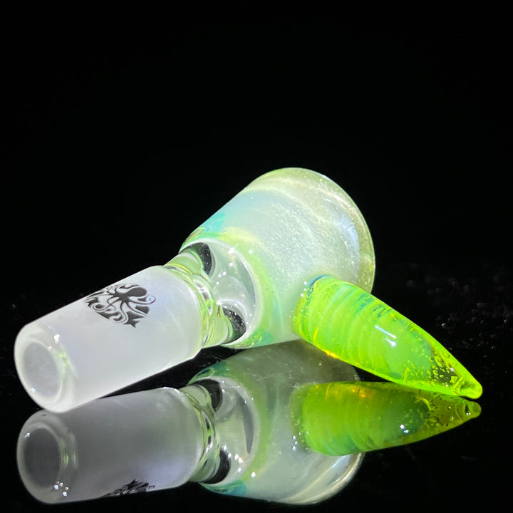 14mm Satin Key Lime UV Martini Pullslide Accessory Tako Glass   