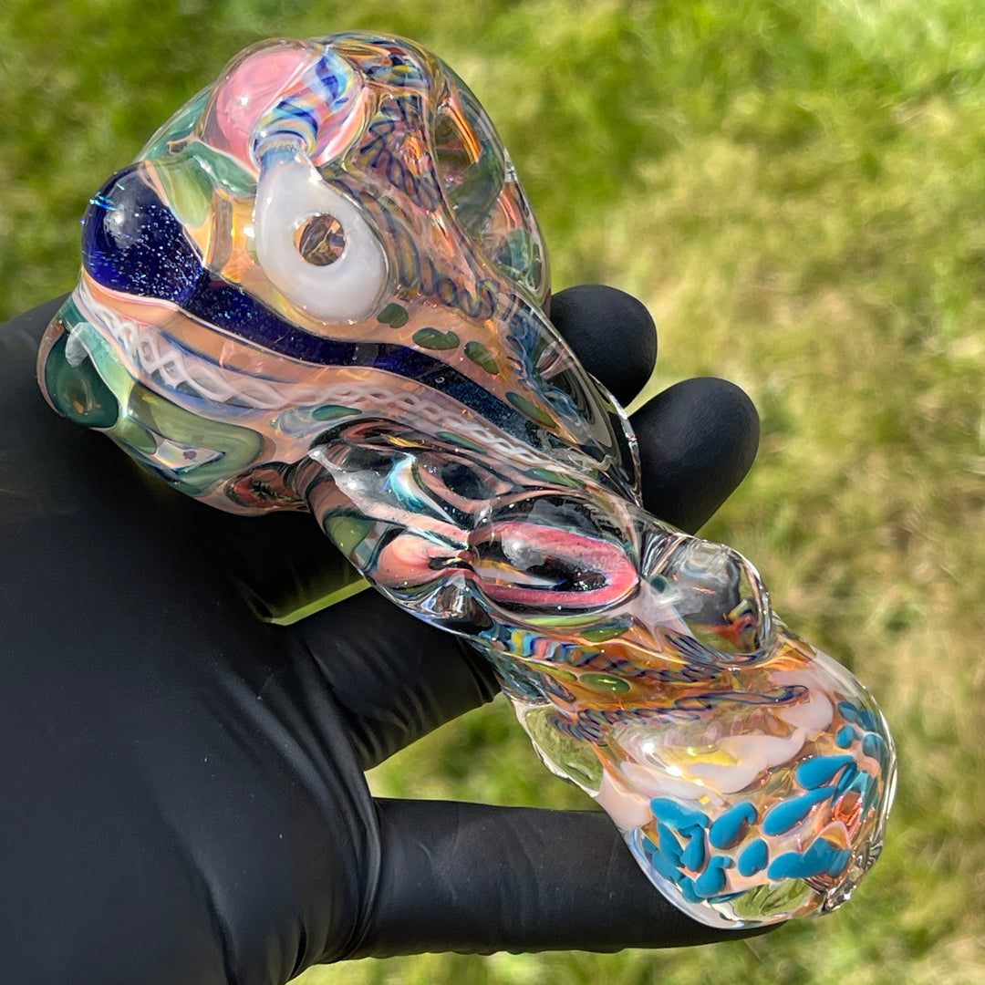 Molten Thick and Twisted Pipe Glass Pipe Molten Imagination   