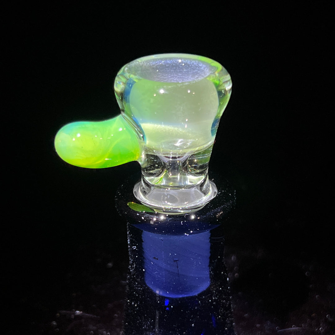 18mm Satin Key Lime UV Martini Pullslide Accessory Tako Glass   