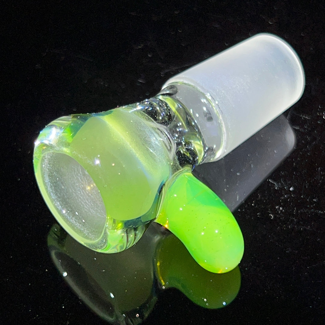 18mm Satin Key Lime UV Martini Pullslide Accessory Tako Glass   