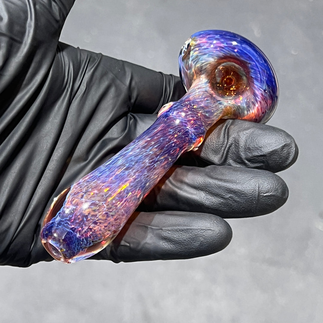 Purple Frit Pipe Glass Pipe Beezy Glass