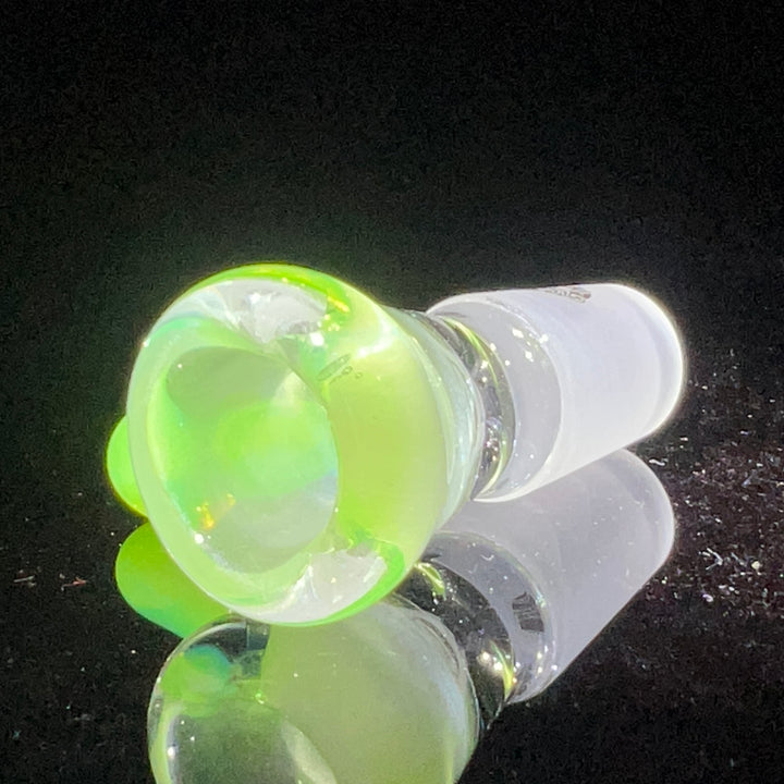 18mm Satin Key Lime UV Martini Pullslide Accessory Tako Glass   