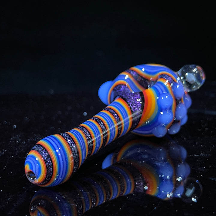 Dichro Opal Marble Pipe Glass Pipe TG   