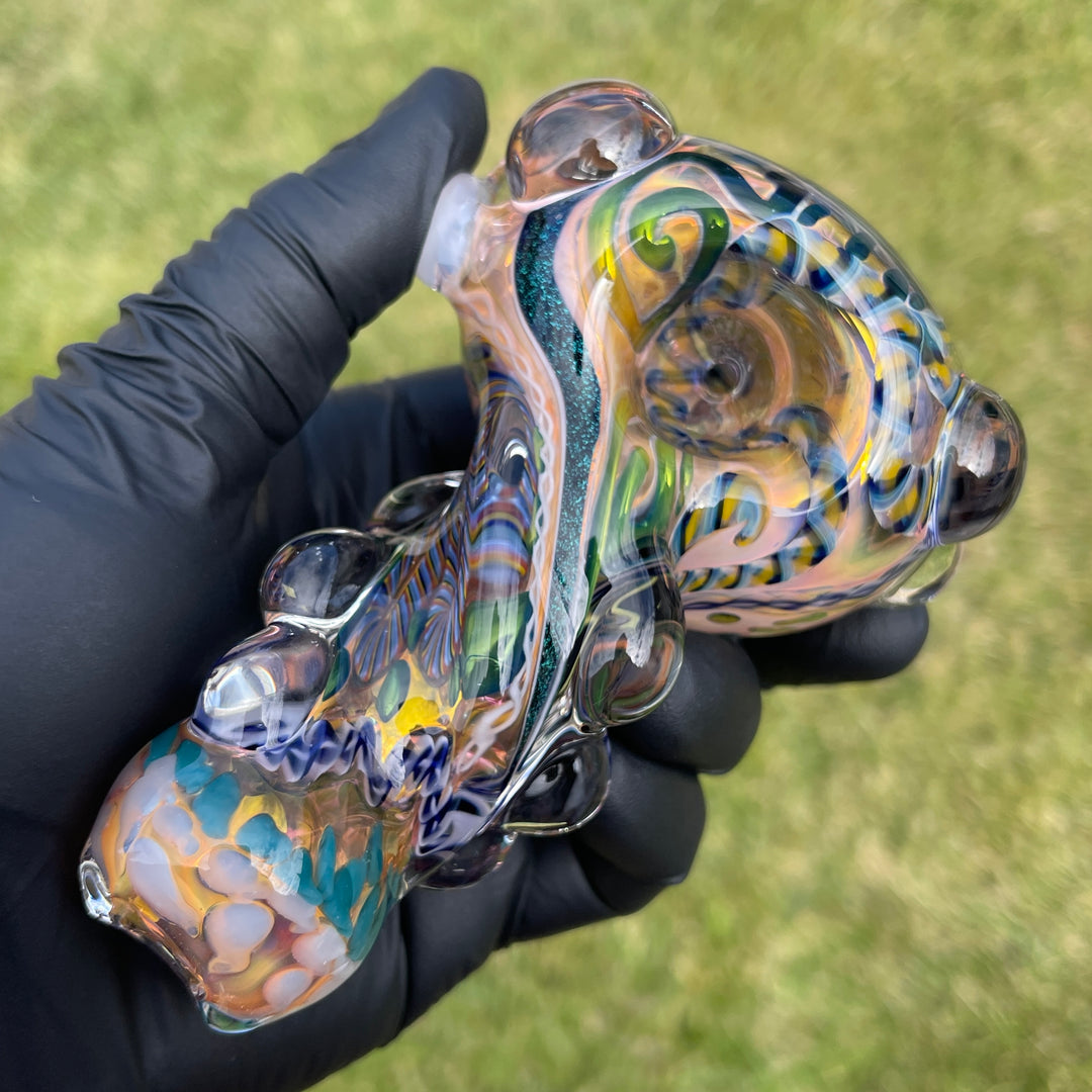 Molten Thick and Twisted Pipe Glass Pipe Molten Imagination   