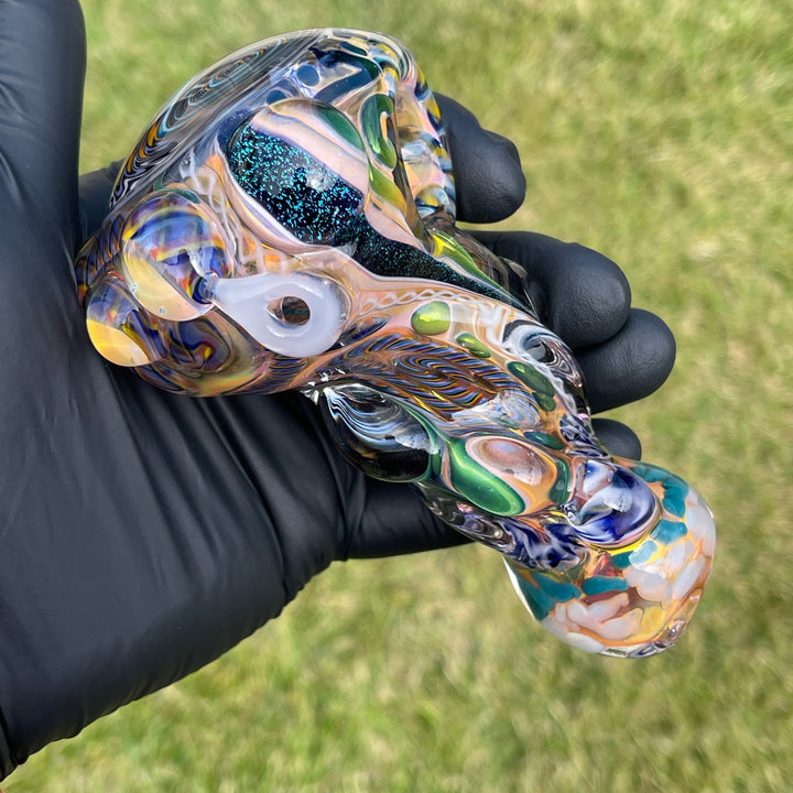 Molten Thick and Twisted Pipe Glass Pipe Molten Imagination   