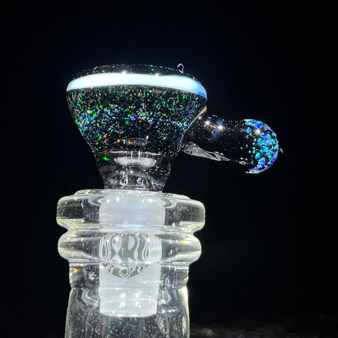 14mm Black Crushed Opal Martini Pullslide Accessory Tako Glass   