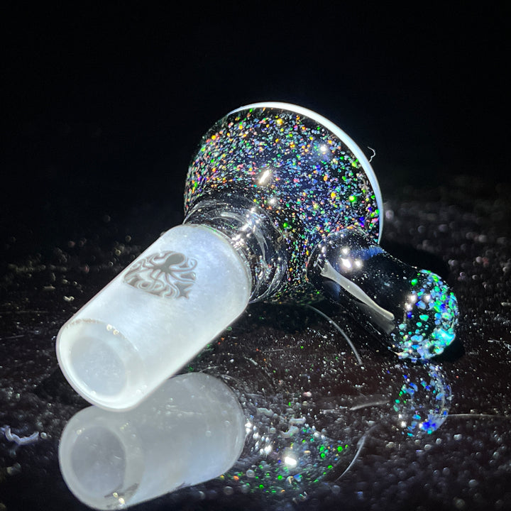 14mm Black Crushed Opal Martini Pullslide Accessory Tako Glass   