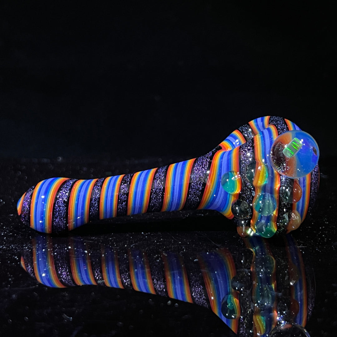 Dichro Opal Marble Pipe Glass Pipe TG   