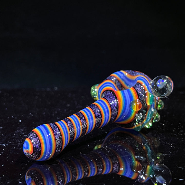 Dichro Opal Marble Pipe Glass Pipe TG   