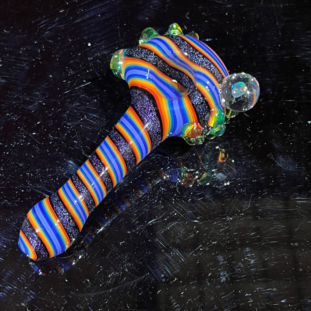 Dichro Opal Marble Pipe Glass Pipe TG   