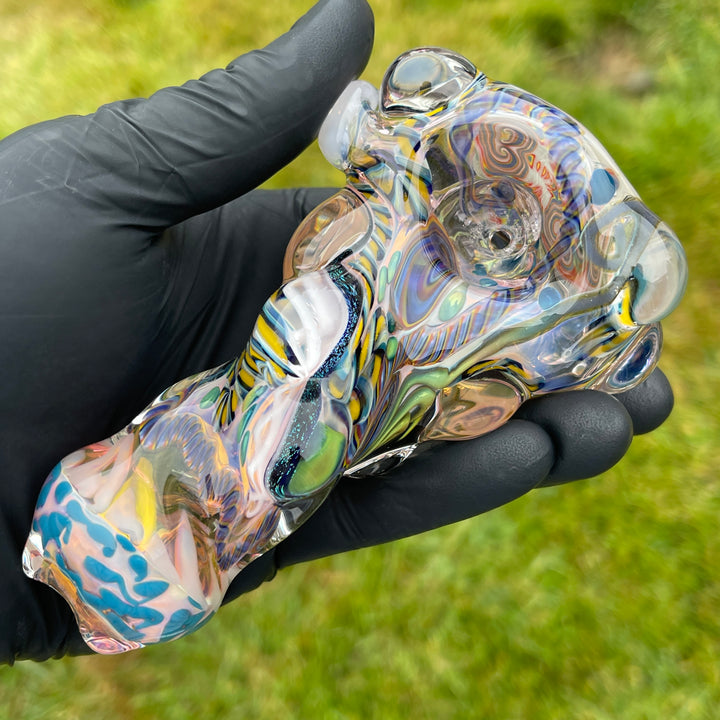 Molten Thick and Twisted Pipe Glass Pipe Molten Imagination   