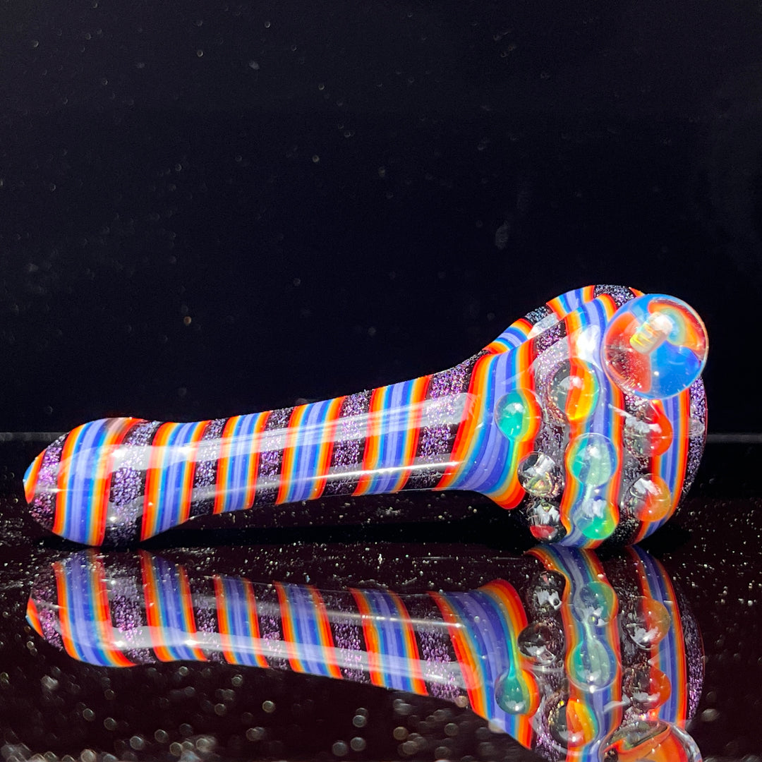 Dichro Opal Marble Pipe Glass Pipe TG   