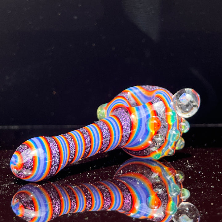 Dichro Opal Marble Pipe Glass Pipe TG   