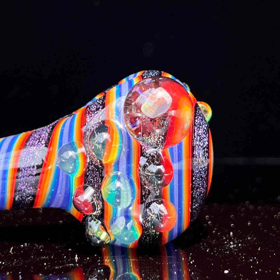 Dichro Opal Marble Pipe Glass Pipe TG   