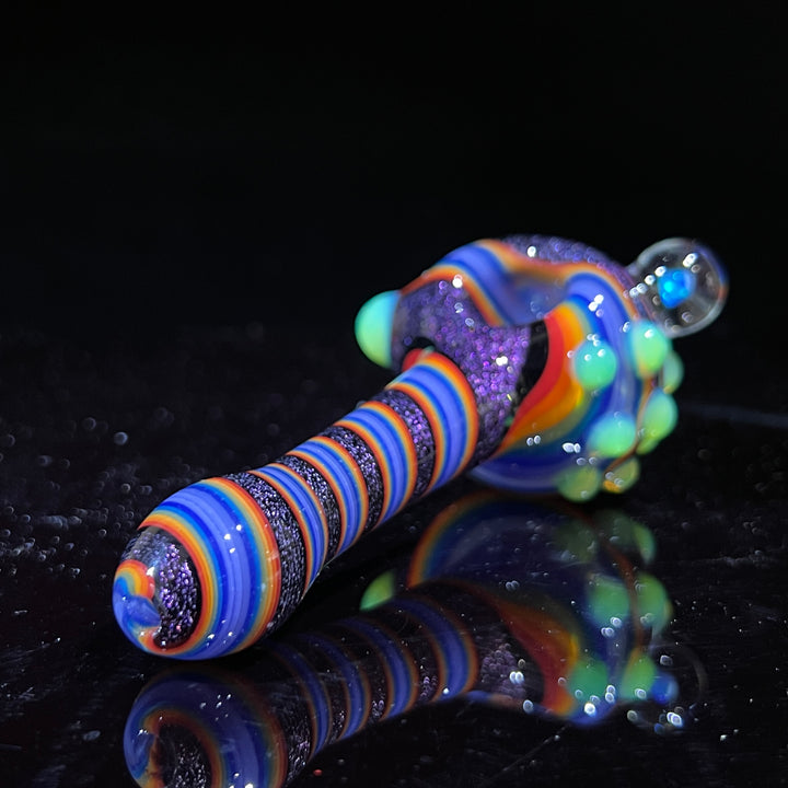 Dichro Opal Marble Pipe Glass Pipe TG   