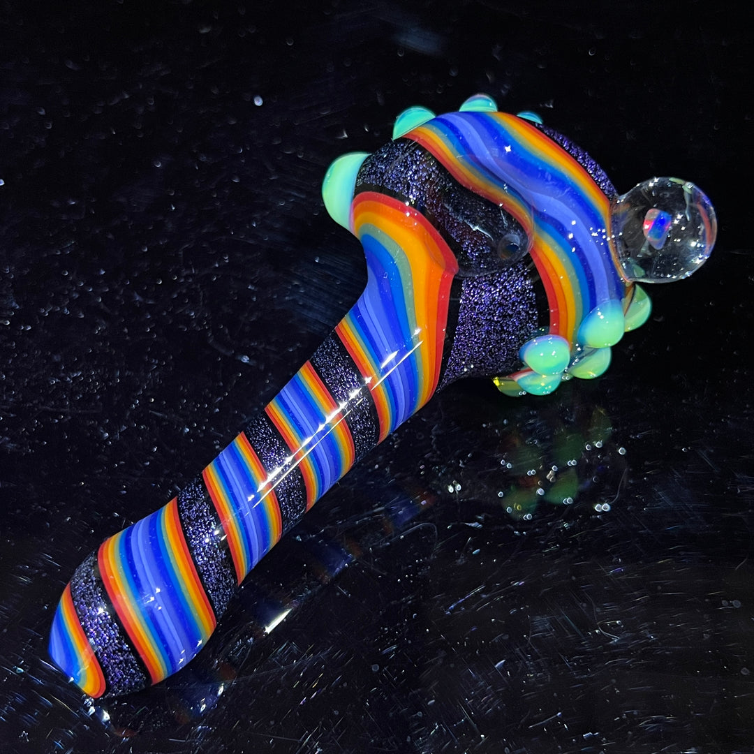 Dichro Opal Marble Pipe Glass Pipe TG   