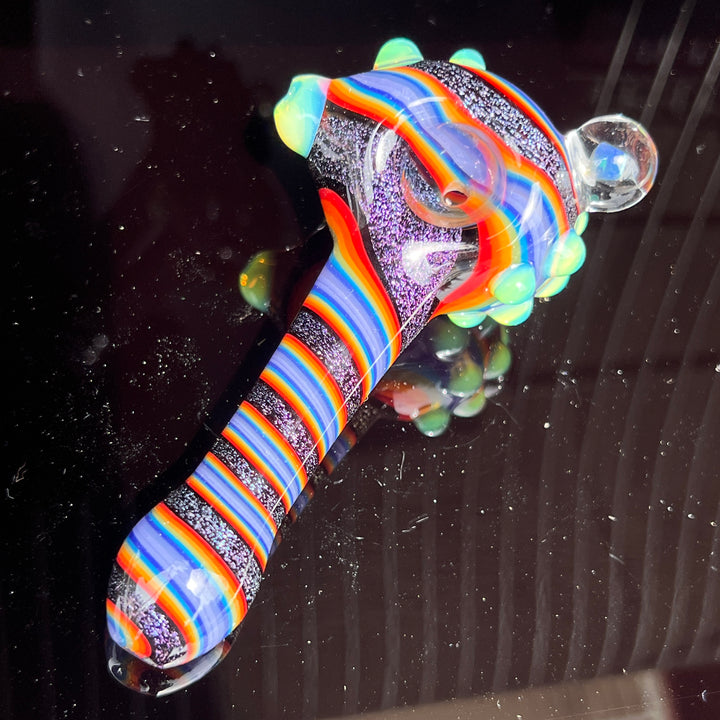 Dichro Opal Marble Pipe Glass Pipe TG   