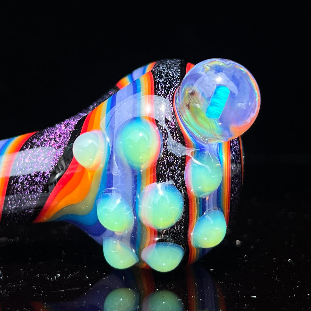 Dichro Opal Marble Pipe Glass Pipe TG   