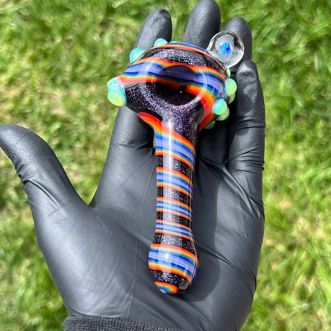 Dichro Opal Marble Pipe Glass Pipe TG   