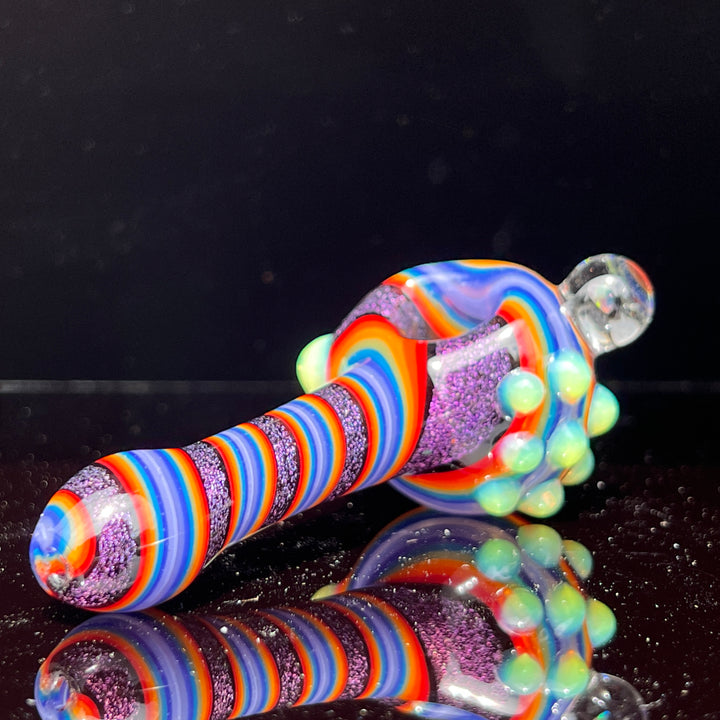 Dichro Opal Marble Pipe Glass Pipe TG   