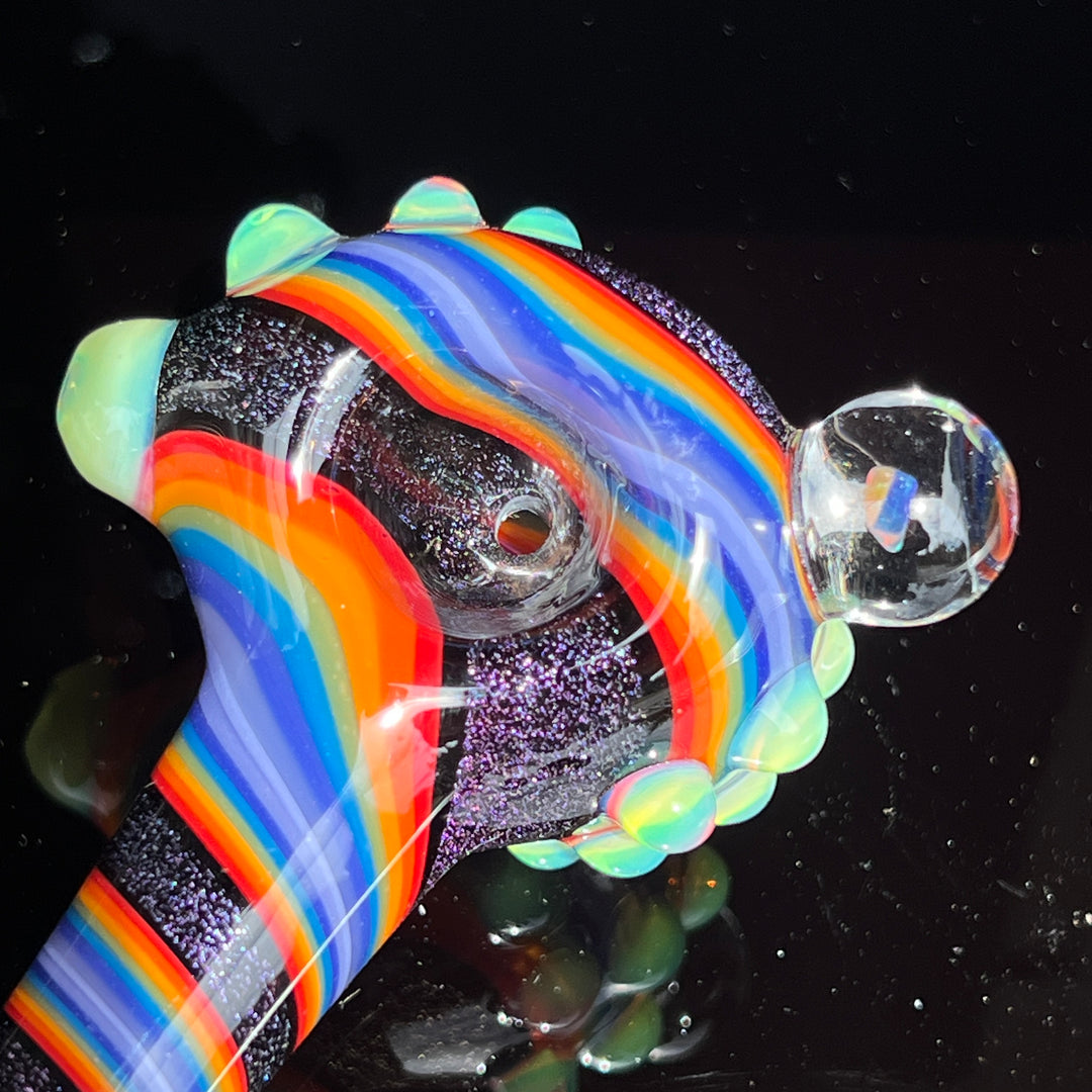 Dichro Opal Marble Pipe Glass Pipe TG   