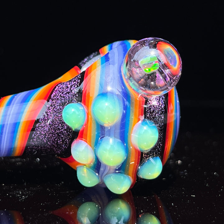 Dichro Opal Marble Pipe Glass Pipe TG   