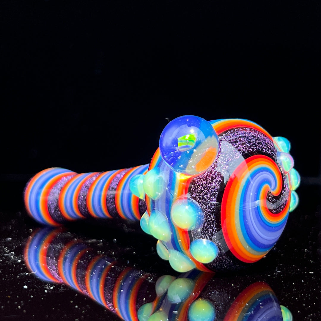 Dichro Opal Marble Pipe Glass Pipe TG   