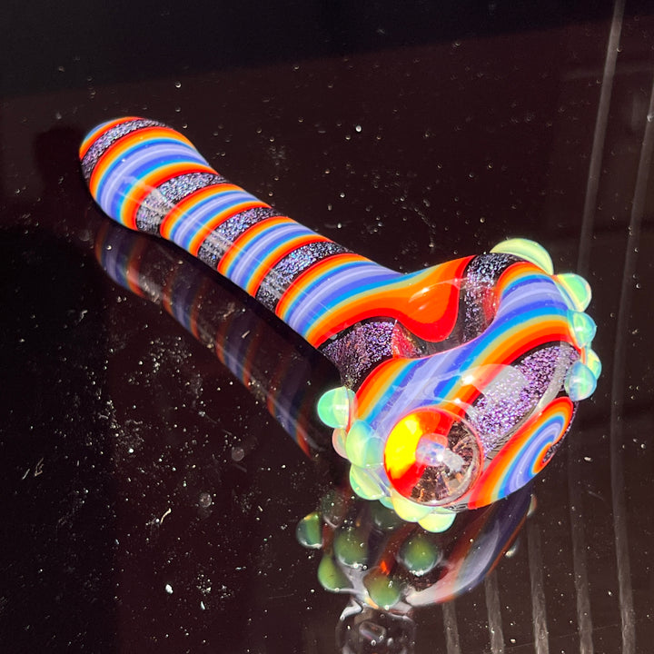 Dichro Opal Marble Pipe Glass Pipe TG   