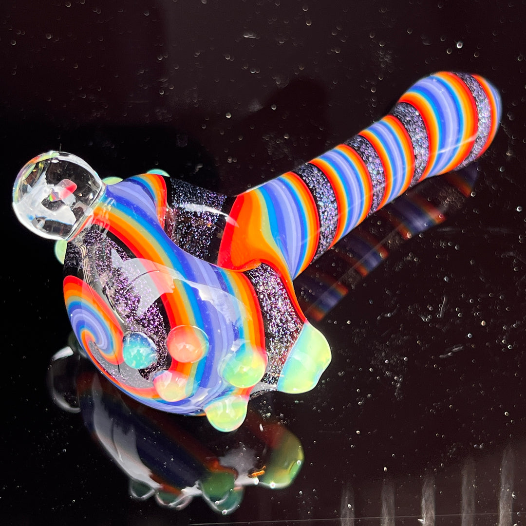 Dichro Opal Marble Pipe Glass Pipe TG   