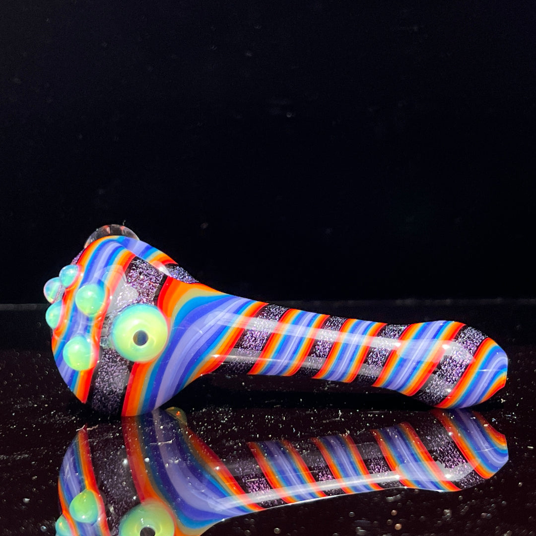 Dichro Opal Marble Pipe Glass Pipe TG   