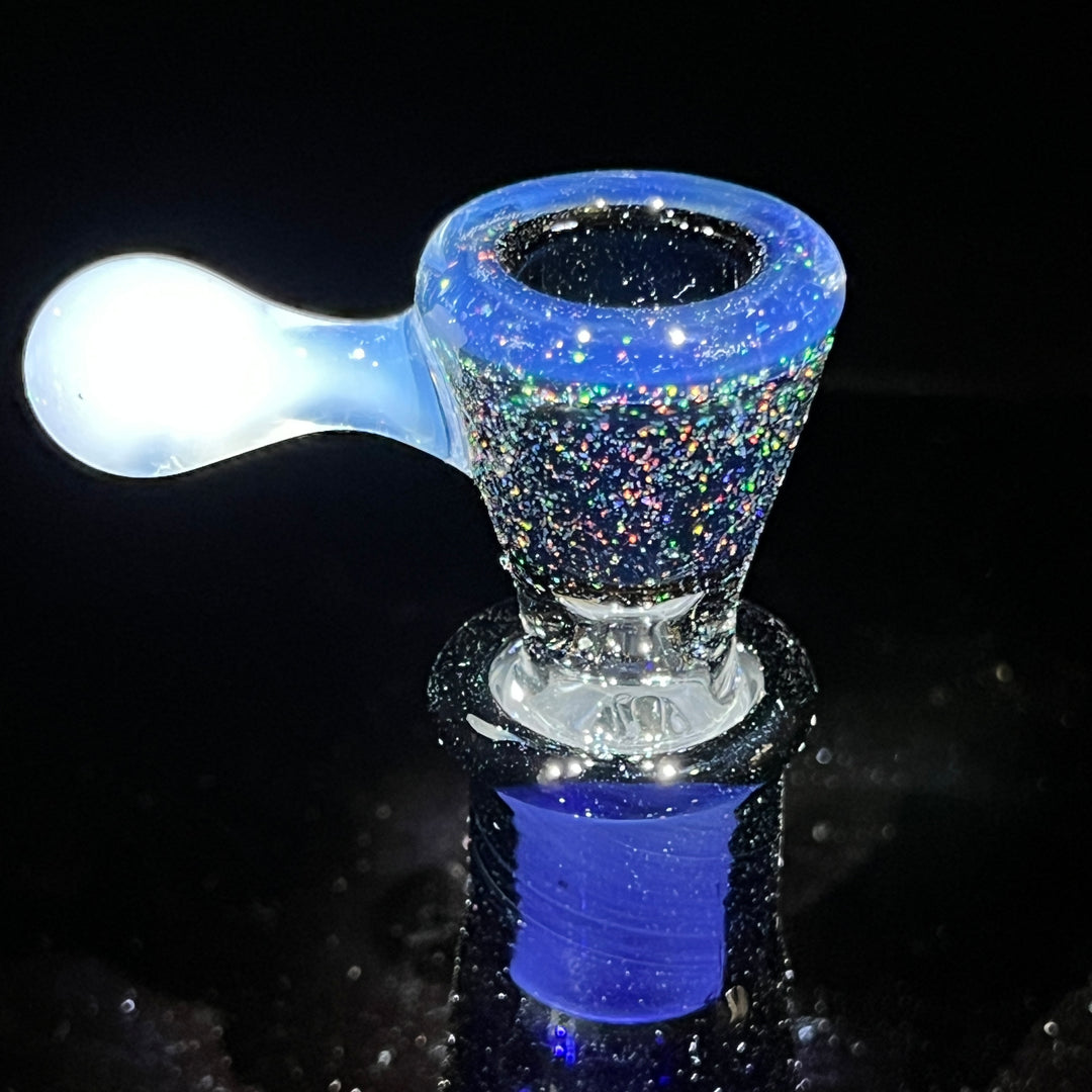 18mm Black Gluestick Crushed Opal UV Martini Pullslide Accessory Tako Glass   