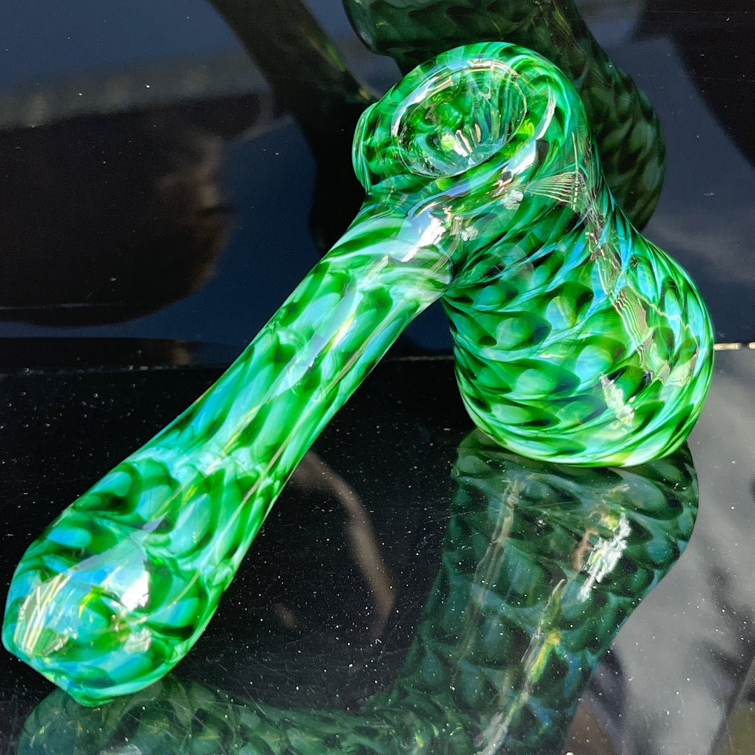 Experimental Green Hammer Bubbler Glass Pipe Jedi Glassworks   