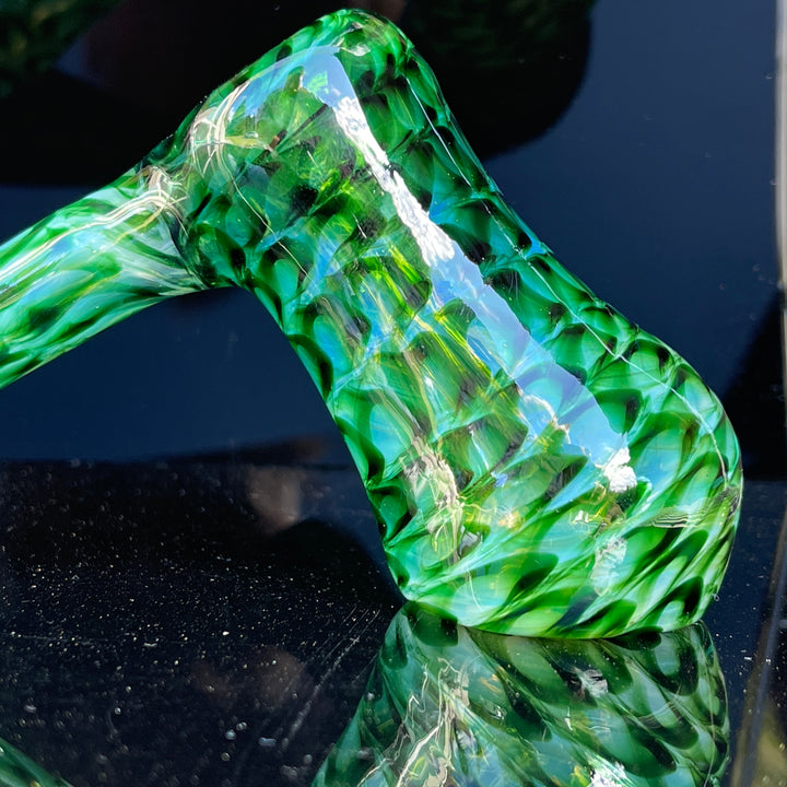 Experimental Green Hammer Bubbler Glass Pipe Jedi Glassworks   