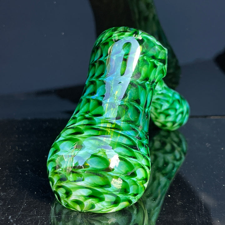 Experimental Green Hammer Bubbler Glass Pipe Jedi Glassworks   