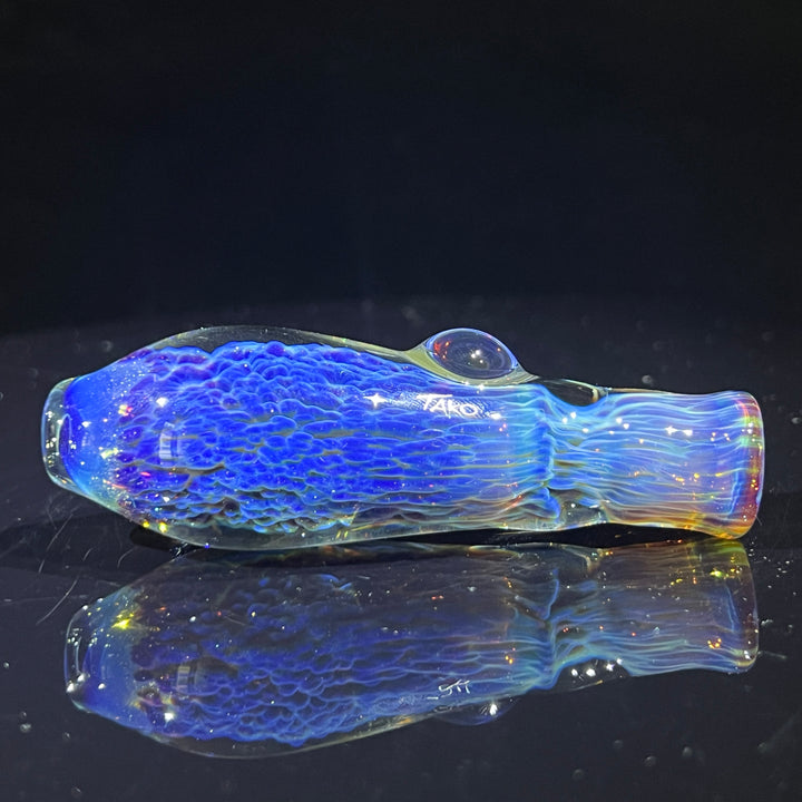 Purple Nebula Chillum Glass Pipe Tako Glass   