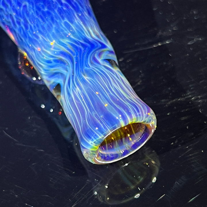 Purple Nebula Chillum Glass Pipe Tako Glass   