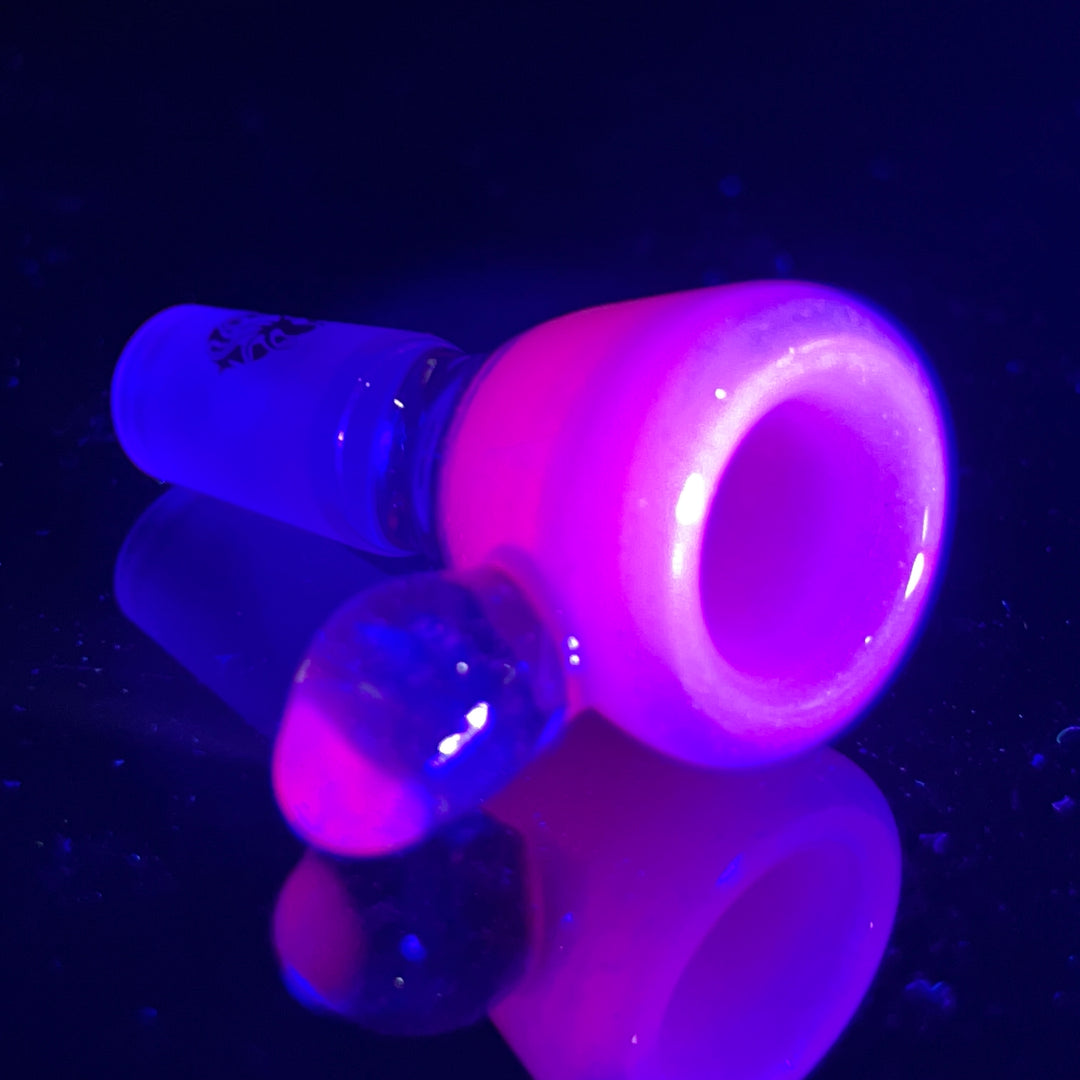 14mm Satin Yoshi UV Martini Pullslide Accessory Tako Glass   