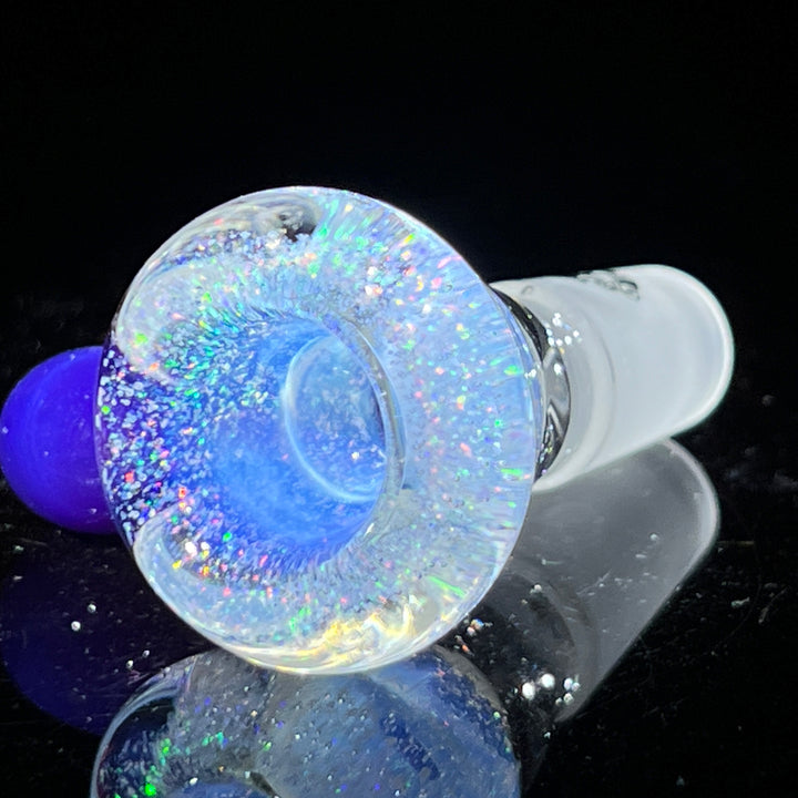 14mm Rainbow Light Bright Crushed Opal UV Martini Pullslide Accessory Tako Glass   