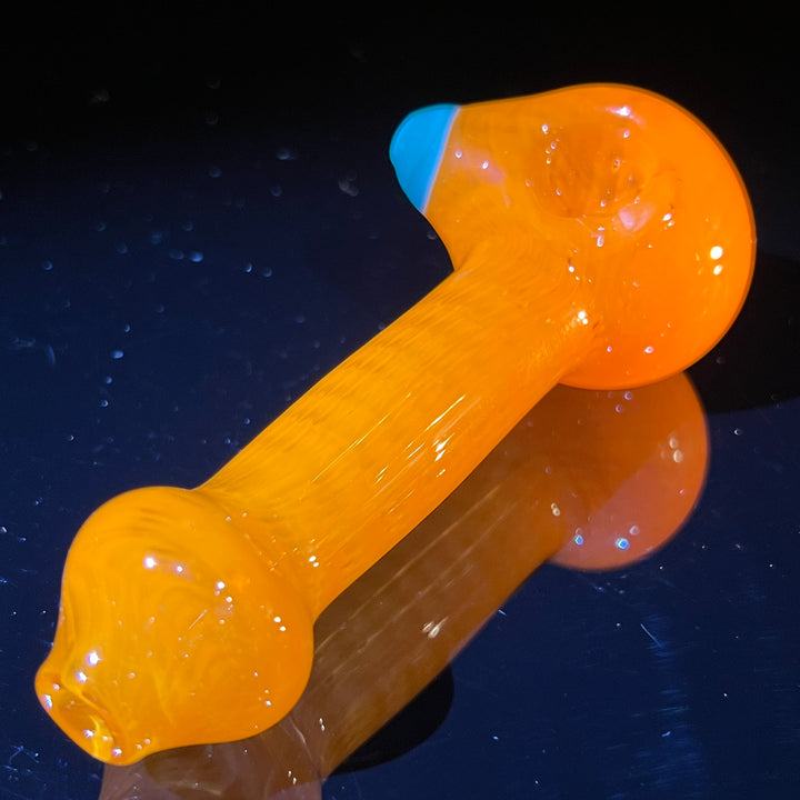 Citrus Orange Fume Spoon Glass Pipe Cose Glass   