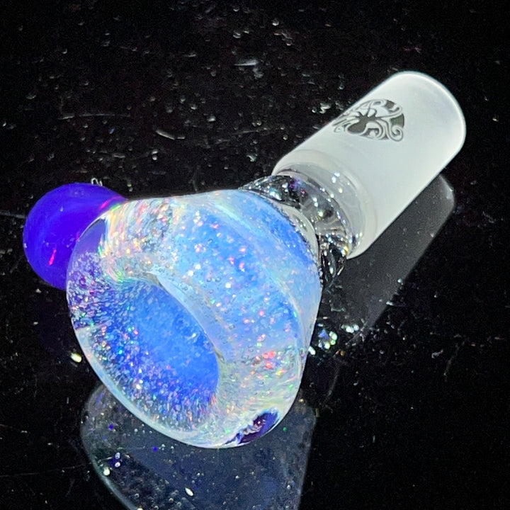 14mm Rainbow Light Bright Crushed Opal UV Martini Pullslide Accessory Tako Glass   