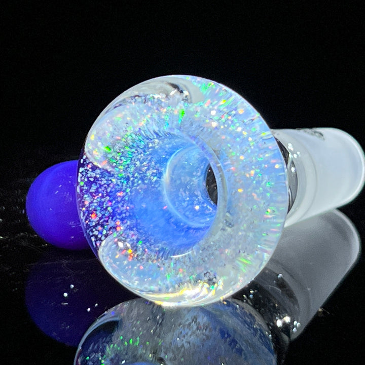 14mm Rainbow Light Bright Crushed Opal UV Martini Pullslide Accessory Tako Glass   