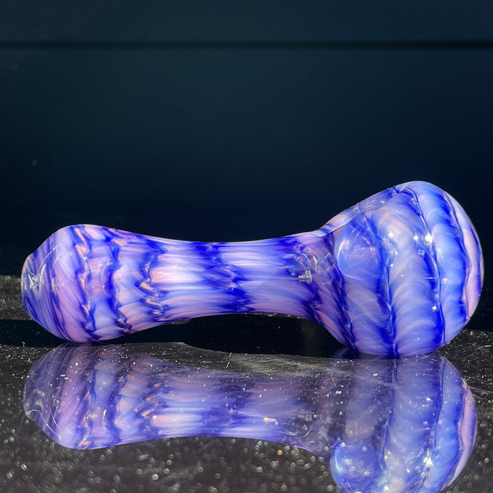 Purple Staircase Spoon Glass Pipe Jedi Glassworks   